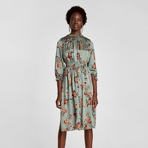 Zara floral dress